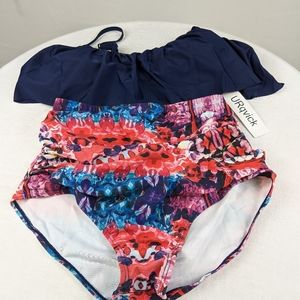 URqvick two piece swim suit. Size 4